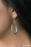 Paparazzi "Isnt It Obvious?" Silver Necklace & Earring Set Paparazzi Jewelry