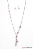 Paparazzi "Isnt She Charming?" Purple Necklace & Earring Set Paparazzi Jewelry