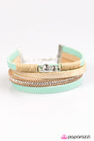 Paparazzi "I Speak Glitter" Green Wrap Bracelet Paparazzi Jewelry