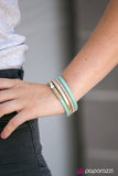 Paparazzi "I Speak Glitter" Green Wrap Bracelet Paparazzi Jewelry