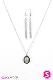 Paparazzi "I Spoke Too MOON - Green" necklace Paparazzi Jewelry