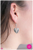 Paparazzi "Is This Love?" Black Necklace & Earring Set Paparazzi Jewelry