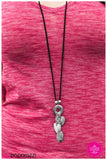 Paparazzi "Is This Love?" Black Necklace & Earring Set Paparazzi Jewelry