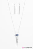 Paparazzi "It All Goes to GLOW! - Blue" necklace Paparazzi Jewelry