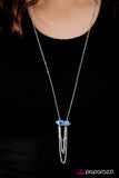 Paparazzi "It All Goes to GLOW! - Blue" necklace Paparazzi Jewelry
