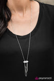Paparazzi "It All Goes to GLOW! - White" necklace Paparazzi Jewelry