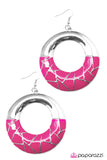 Paparazzi "It Girl" Pink Earrings Paparazzi Jewelry