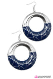 Paparazzi "It Girl" Blue Earrings Paparazzi Jewelry