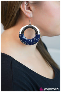 Paparazzi "It Girl" Blue Earrings Paparazzi Jewelry