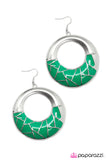 Paparazzi "It Girl" Green Earrings Paparazzi Jewelry