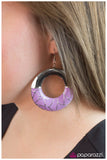 Paparazzi "It Girl" Purple Earrings Paparazzi Jewelry