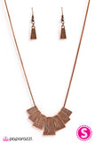 Paparazzi "I Think I CLAN - Copper" necklace Paparazzi Jewelry