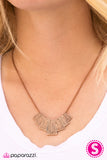 Paparazzi "I Think I CLAN - Copper" necklace Paparazzi Jewelry