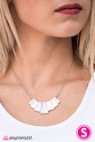 Paparazzi "I Think I CLAN - Silver" necklace Paparazzi Jewelry