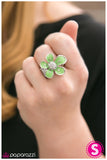 Paparazzi "It Must Be Spring - Green" ring Paparazzi Jewelry