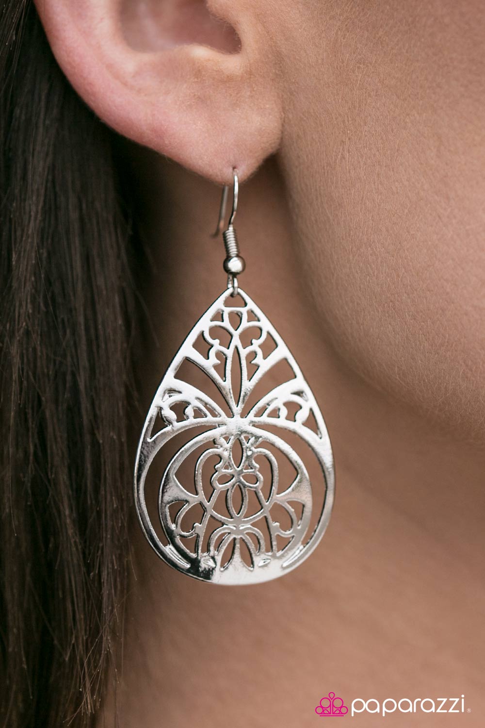 Paparazzi "I Totally FILIGREE! Silver" earring
