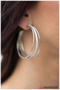 Paparazzi "Its 5 O Clock Somewhere - White" earring Paparazzi Jewelry