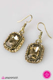 Paparazzi "Its A Bling Thing" Brass Earrings Paparazzi Jewelry