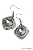 Paparazzi "Its A GLAMs World" Silver Earrings Paparazzi Jewelry