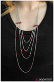 Paparazzi "Its A Small World - red" necklace Paparazzi Jewelry