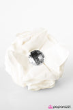 Paparazzi "Its A Wonderful Life - White" hair clip Paparazzi Jewelry
