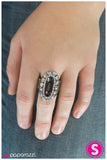 Paparazzi "Its Good To Be Queen" Purple Ring Paparazzi Jewelry