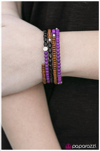 Paparazzi "Its Human Nature - Purple" bracelet Paparazzi Jewelry