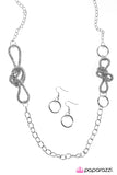 Paparazzi "Its KNOT Me, Its You - Silver" necklace Paparazzi Jewelry