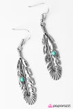 Paparazzi "Its Never Too Late To Fly - Blue" earring Paparazzi Jewelry