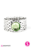 Paparazzi "Its Not Easy Being A Princess" Green Ring Paparazzi Jewelry