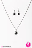 Paparazzi "Its Raining GEMS - Black" necklace Paparazzi Jewelry