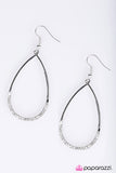 Paparazzi "Its Raining GLITTER!" White Earrings Paparazzi Jewelry