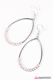 Paparazzi "Its Raining, Its Pouring - Pink" earring Paparazzi Jewelry