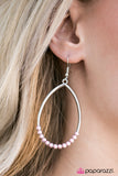 Paparazzi "Its Raining, Its Pouring - Pink" earring Paparazzi Jewelry