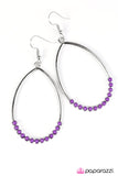 Paparazzi "Its Raining, Its Pouring - Purple" earring Paparazzi Jewelry
