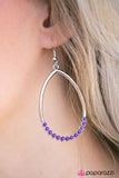 Paparazzi "Its Raining, Its Pouring - Purple" earring Paparazzi Jewelry