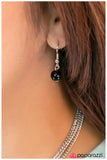 Paparazzi "Its Showtime!" Black Necklace & Earring Set Paparazzi Jewelry