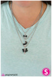 Paparazzi "Its Showtime!" Black Necklace & Earring Set Paparazzi Jewelry