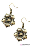 Paparazzi "Its Summertime - Brass" earring Paparazzi Jewelry