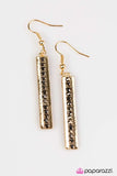 Paparazzi "Its The Climb" Gold Earrings Paparazzi Jewelry