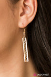 Paparazzi "Its The Climb" Gold Earrings Paparazzi Jewelry