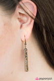 Paparazzi "Its The Climb" Brass Earrings Paparazzi Jewelry