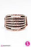 Paparazzi "Its The GLITTER Things That Count" Copper Ring Paparazzi Jewelry