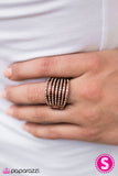 Paparazzi "Its The GLITTER Things That Count" Copper Ring Paparazzi Jewelry