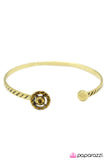 Paparazzi "Its The Small Things - Brass" bracelet Paparazzi Jewelry