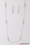 Paparazzi "Its Your Love" Pink" Pink Necklace & Earring Set Paparazzi Jewelry