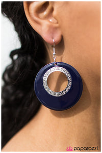 Paparazzi "It Takes a Village - Blue" earring Paparazzi Jewelry