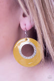 Paparazzi "It Takes A Village - Yellow" earring Paparazzi Jewelry