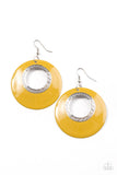 Paparazzi "It Takes A Village - Yellow" earring Paparazzi Jewelry