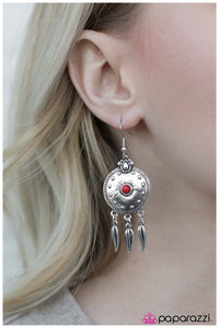 Paparazzi "It Was All A Dream - Red" earring Paparazzi Jewelry